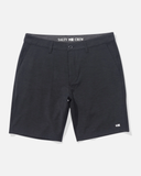 Salty Crew Mens Drifter 19" Triblend Hybrid Short - Black