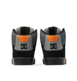 DC Men's Pure High-Top WC Shoes - Black/Orange