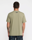 RVCA Mens Icon Short Sleeve Tee - Covert Green