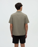 Tentree Mens Hurst Button Up Shortsleeve Shirt - Clay