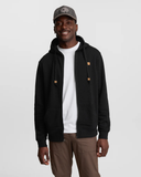 Tentree Mens Reynard Treefleece Zip Hoodie - Meteorite Black