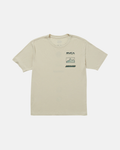 RVCA Mens XT Stacks SS Tee - Light Khaki