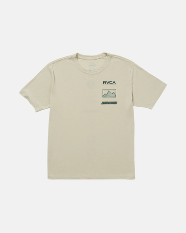 RVCA Mens XT Stacks SS Tee - Light Khaki