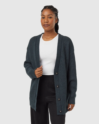 Tentree Women's Highline Oversized Button Cardigan