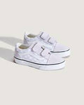 Vans Kids Old Skool V Shoes - Color Theory Checkerboard - Lilac Mist