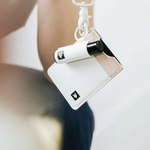 Thread Vertical Wallet - Off White