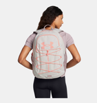 Under Armour UA Hustle Sport Backpack - White Clay / Aero Orange