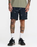 RVCA Mens Yogger 2 In 1 Shorts - Black