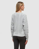 Tentree Women's Pinnacle Sweater - Light Grey Heather