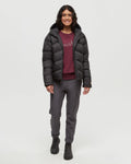 Tentree Womens Harwood Puffer - Meteorite Black