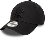 New Era New York Yankees 9FORTY A-Frame Snapback Hat - Black/Black