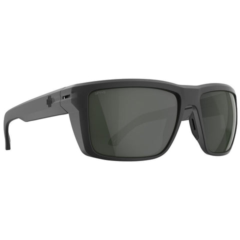 Spy Overhaul XL Sunglasses - Matte Black - Happy Gray Green + ANSI