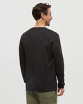 Tentree Mens Baker Longsleeve - Meteorite Black