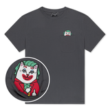 Ripndip Why So Nermal? Pocket Tee - Charcoal