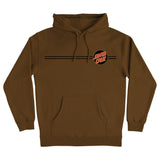 Santa Cruz Mens Other Dot Hoodie - Brown / Black / Sunset
