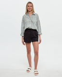 Tentree Womens West End Oversized Fit Collared Shirt - Oasis Cottage Plaid