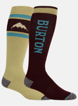 Burton Men's Weekend Midweight Socks (2 Pack) - Mushroom