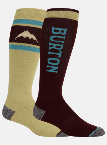 Burton Men's Weekend Midweight Socks (2 Pack) - Mushroom