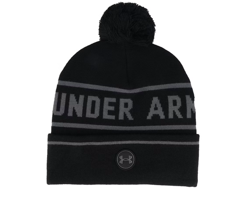 Under Armour Men's UA Drive Pom Beanie - Black - 001