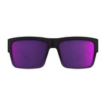 Spy Cyrus Sunglasses - Soft Matte Purple Fade - Happy Gray Green Dark Purple Spectra Mirror