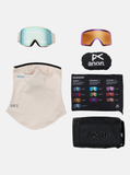 Anon M6 Goggles + Bonus Lens + MFI® Face Mask - Oat