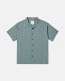 RVCA Mens Vacancy Short Sleeve Shirt - Lead