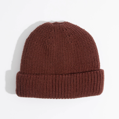 Coal The Beacon Wool Cuff Beanie - Burgundy