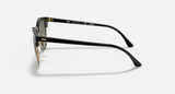 Ray-Ban Clubmaster Sunglasses - Black W/ G-15 Green Polar