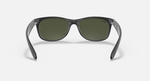 Ray-Ban New Wayfarer Sunglasses - Rubber Black W/ G-15 Green