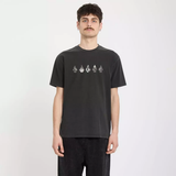 Volcom Mens Lunar Phases Short Sleeve Tee - Black