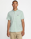 RVCA Mens That'll Do Print SS Shirt - Green Tea