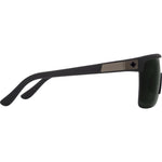 Spy Flynn 5050 Sunglasses - Soft Matte Black - Happy Gray Green