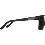 Spy Flynn 5050 Sunglasses - Soft Matte Black - Happy Gray Green