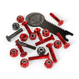 INDY Genuine Parts 1 in Phillips Hardware Red/Black Pk/10 w/tool
