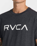 RVCA Mens Big RVCA Short Sleeve Tee - Black