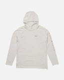 Salty Crew Mens Apex Perforated Sunshirt - Light Grey