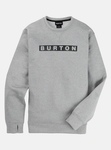 Men's Burton Oak Crewneck Pullover - Gray Heather