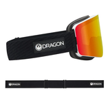 Dragon R1 OTG Snow Goggle with Lumalens Red Ion + Light Rose - Black