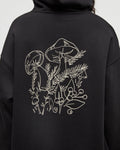 Tentree Womens Understory Oversized Hoodie - Meteorite Black / Warm Oak