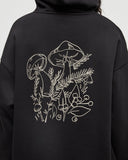 Tentree Womens Understory Oversized Hoodie - Meteorite Black / Warm Oak