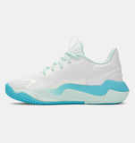 Under Armour Womens Ace Low 2 - White / Refresh Mint / Blue Blur - 100