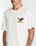 RVCA Mens On Wings Short Sleeve Tee - Antique White