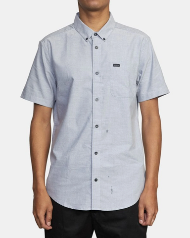 RVCA Mens That'll Do Stretch SS Shirt - Pavement