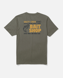 Salty Crew Mens Bait Shop Tee - Dusty Olive