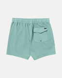 RVCA Mens VA Pigment Elastic Short Trunk 16" - Blue Haze