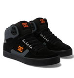 DC Men's Pure High-Top WC Shoes - Black/Orange