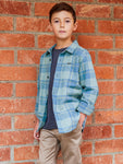 Volcom Boys Caden Plaid Long Sleeve flannel