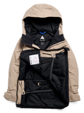 Burton Kids' Frostner 2L Anorak Jacket - Summit Taupe / True Black