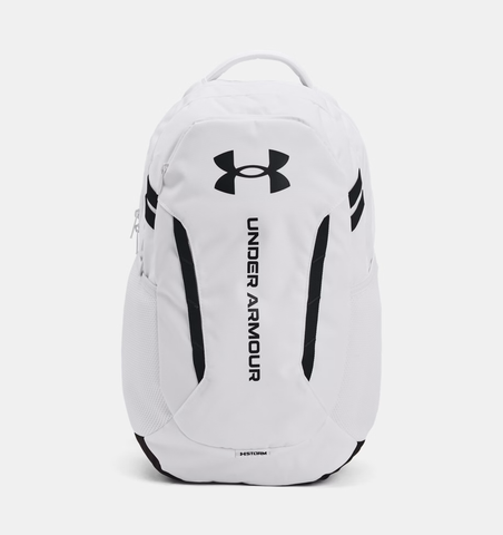 Under Armour UA Hustle 6.0 Backpack - White / Black