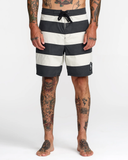 RVCA Mens Main Tower TJP Boardshort Trunk 18" - Pirate Black